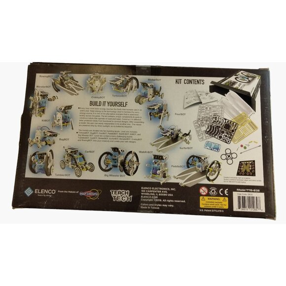 Teach Tech  SolarBot14 Transforming Solar Robot Kit  STEM Learning Toy Parts - Picture 3 of 16